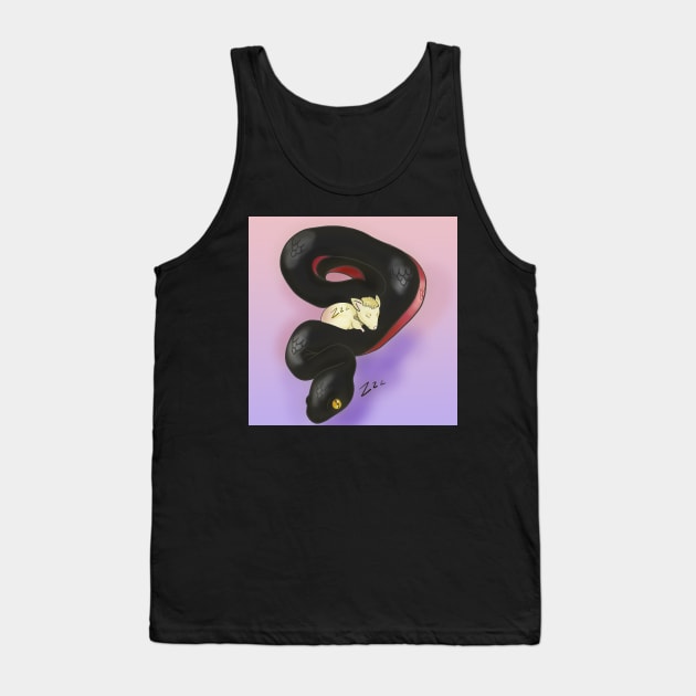 Snake Crowley and Mouse Aziraphale Tank Top by AC Salva